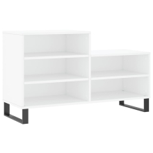 (white) vidaXL Shoe Cabinet Shoe Cupboard Shoe Storage Rack Shelf Engineered Wood