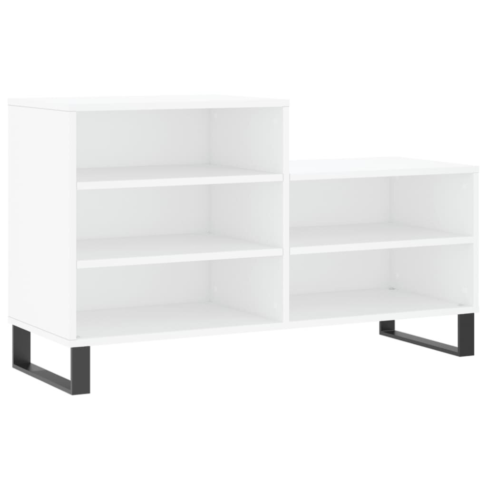 Vidaxl (White) Shoe Cabinet Shoe Cupboard Shoe Storage Rack Shelf Engineered Wood