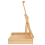 VidaXL vidaXL Table Easel Adjustable Table Box Easel with Drawer Solid Wood Pine 5