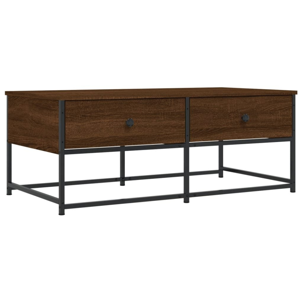VIDAXL - Coffee Table - 100x51x40 cm - Brown - Image 2