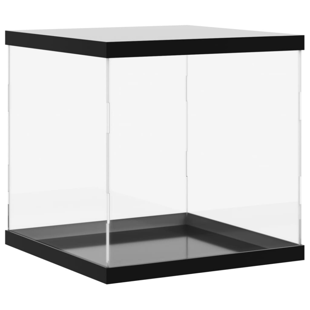 (30 x 30 x 30 cm) vidaXL Display Box Clear Display Case Acrylic Box Showcase Transparent Acrylic