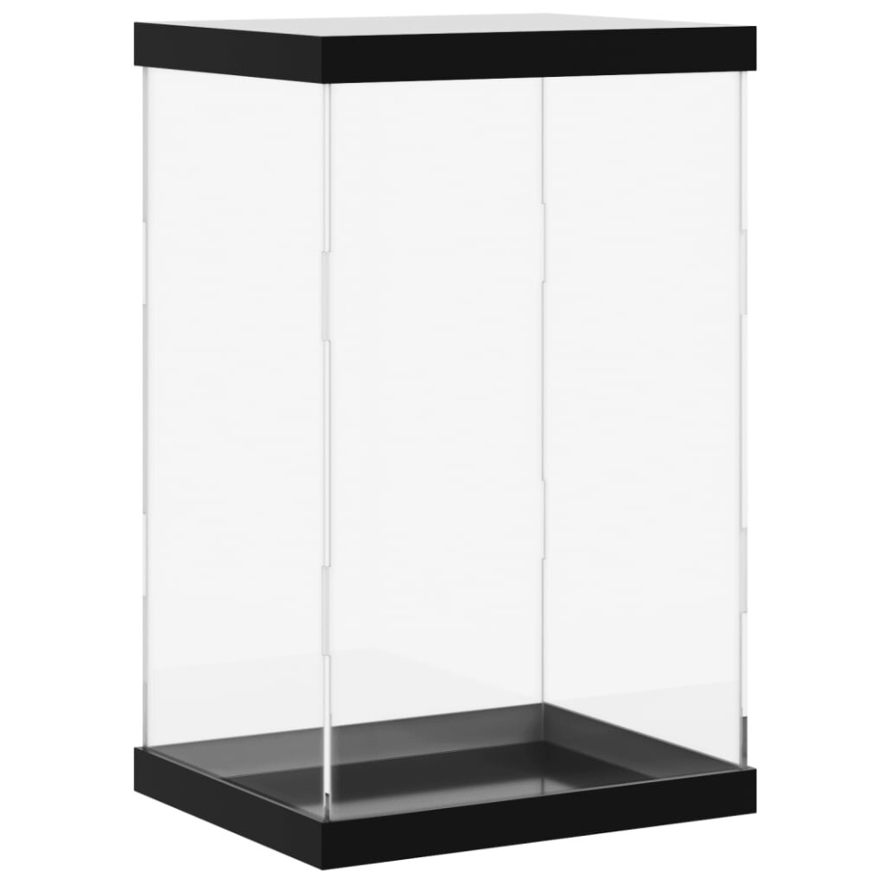 (22 x 18 x 35 cm) vidaXL Display Box Clear Display Case Acrylic Box Showcase Transparent Acrylic