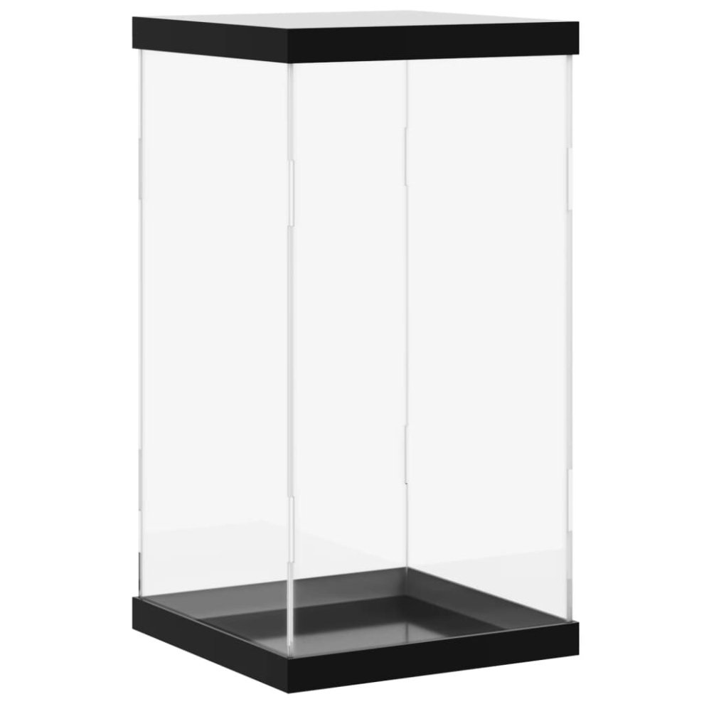 Vidaxl (20 X 20 X 38 Cm) Display Box Clear Display Case Acrylic Box Showcase Transparent Acrylic