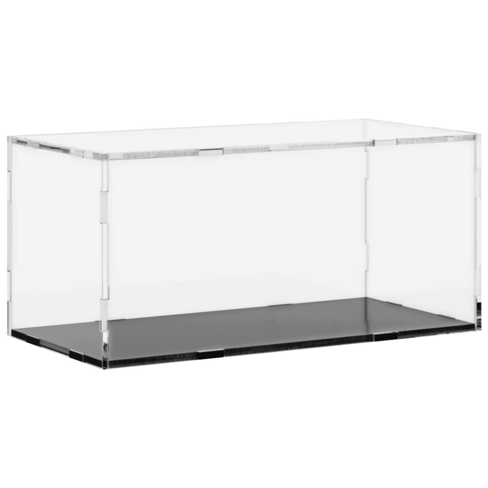 (30 x 15 x 14 cm) vidaXL Display Box Clear Display Case Acrylic Box Showcase Transparent Acrylic