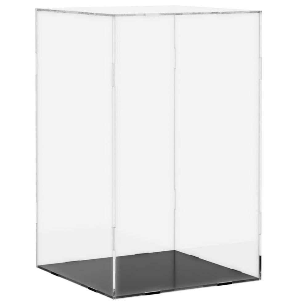 Vidaxl (14 X 14 X 22 Cm) Display Box Clear Display Case Acrylic Box Showcase Transparent Acrylic