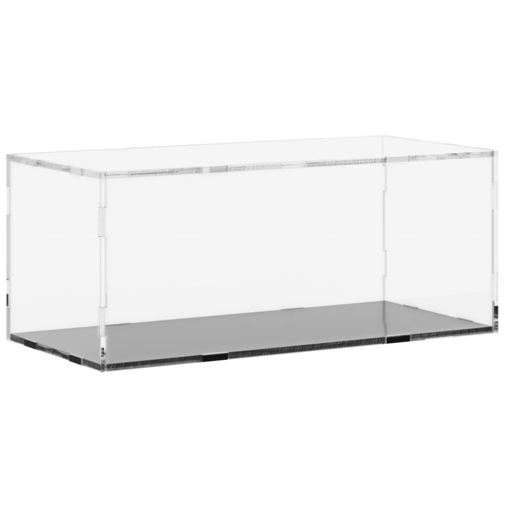 (34 x 16 x 14 cm) vidaXL Display Box Clear Display Case Acrylic Box Showcase Transparent Acrylic