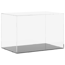 (56 x 36 x 37 cm) vidaXL Display Box Clear Display Case Acrylic Box Showcase Transparent Acrylic