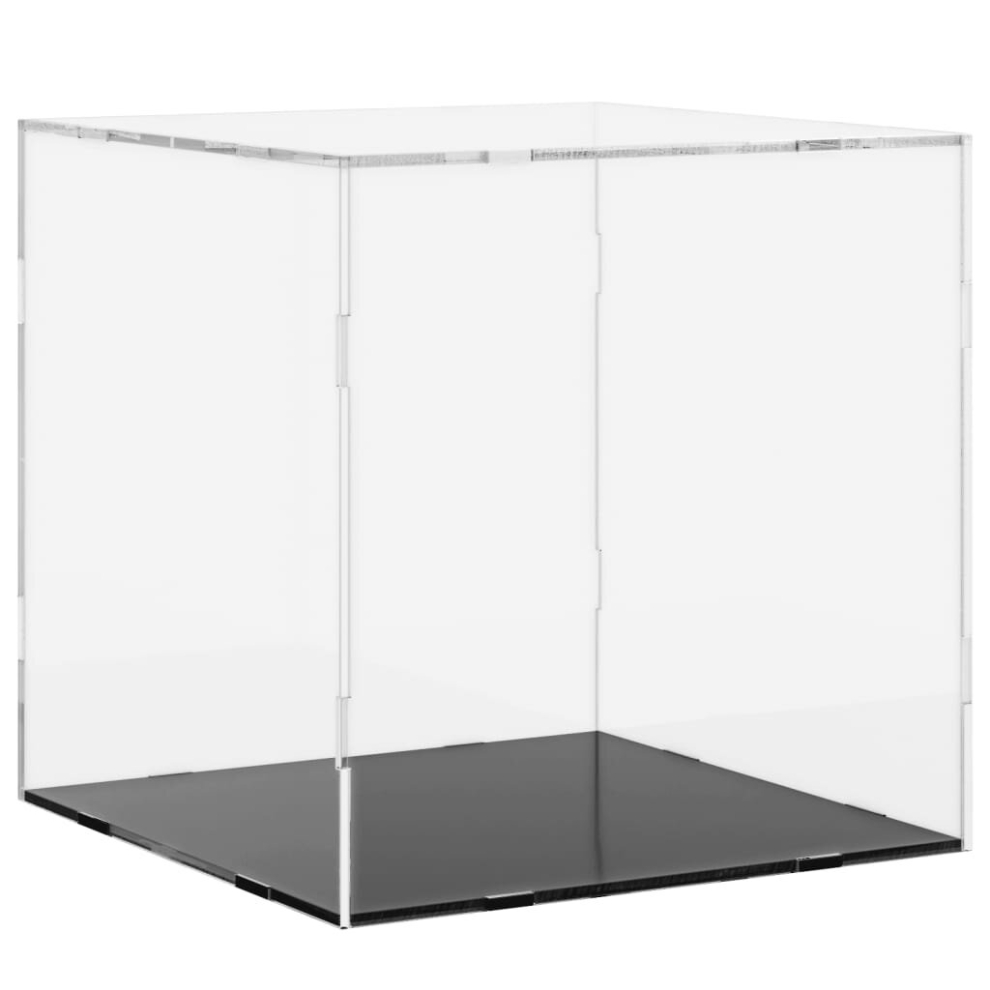 (30 x 30 x 30 cm) vidaXL Display Box Clear Display Case Acrylic Box Showcase Transparent Acrylic