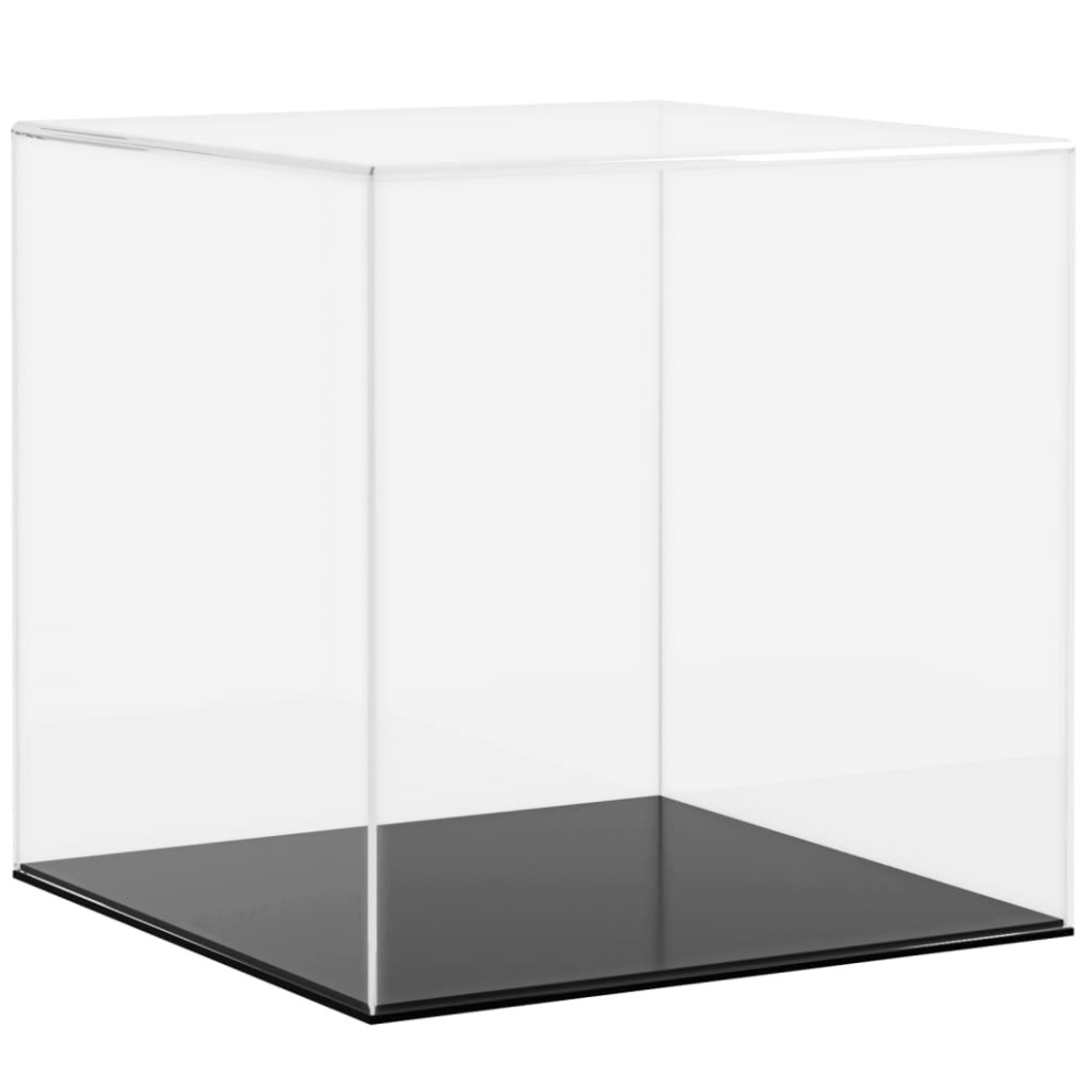 (30 X 30 X 30 cm) vidaXL Display Box Clear Display Case Acrylic Box Showcase Transparent Acrylic