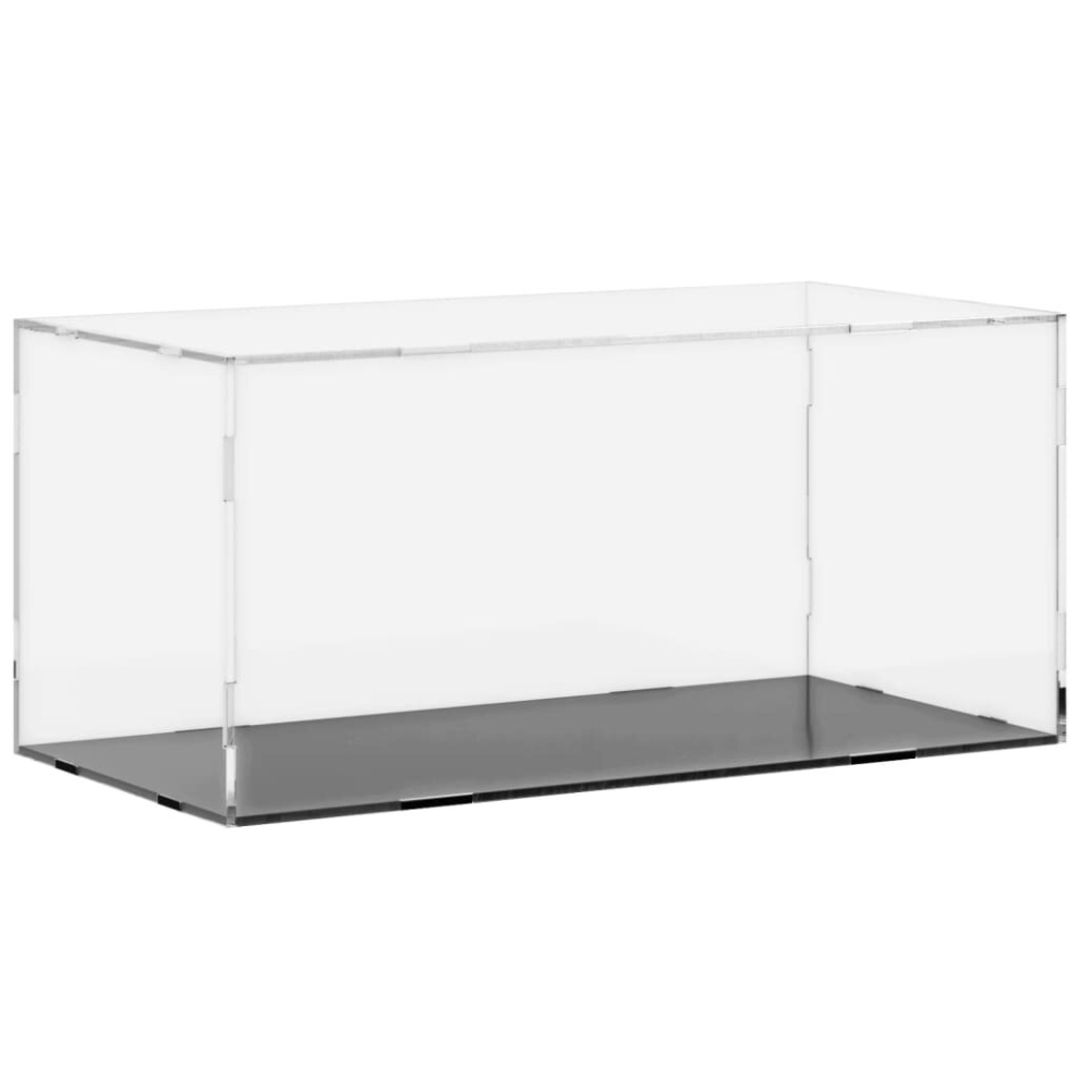 (24 x 12 x 11 cm) vidaXL Display Box Clear Display Case Acrylic Box Showcase Transparent Acrylic