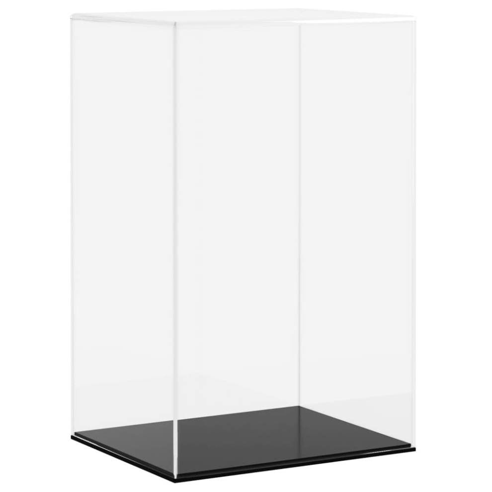 (22 x 18 x 35 cm) vidaXL Display Box Clear Display Case Acrylic Box Showcase Transparent Acrylic