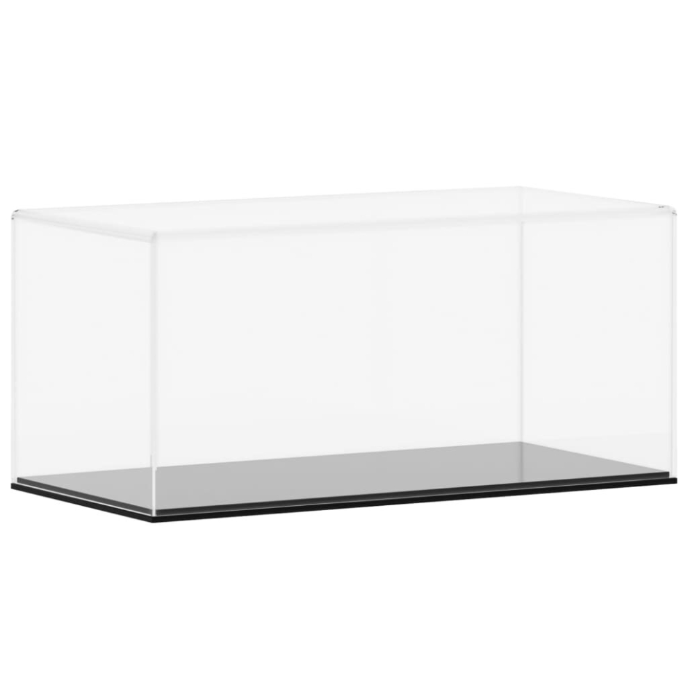 (30 x 15 x 14 cm) vidaXL Display Box Clear Display Case Acrylic Box Showcase Transparent Acrylic