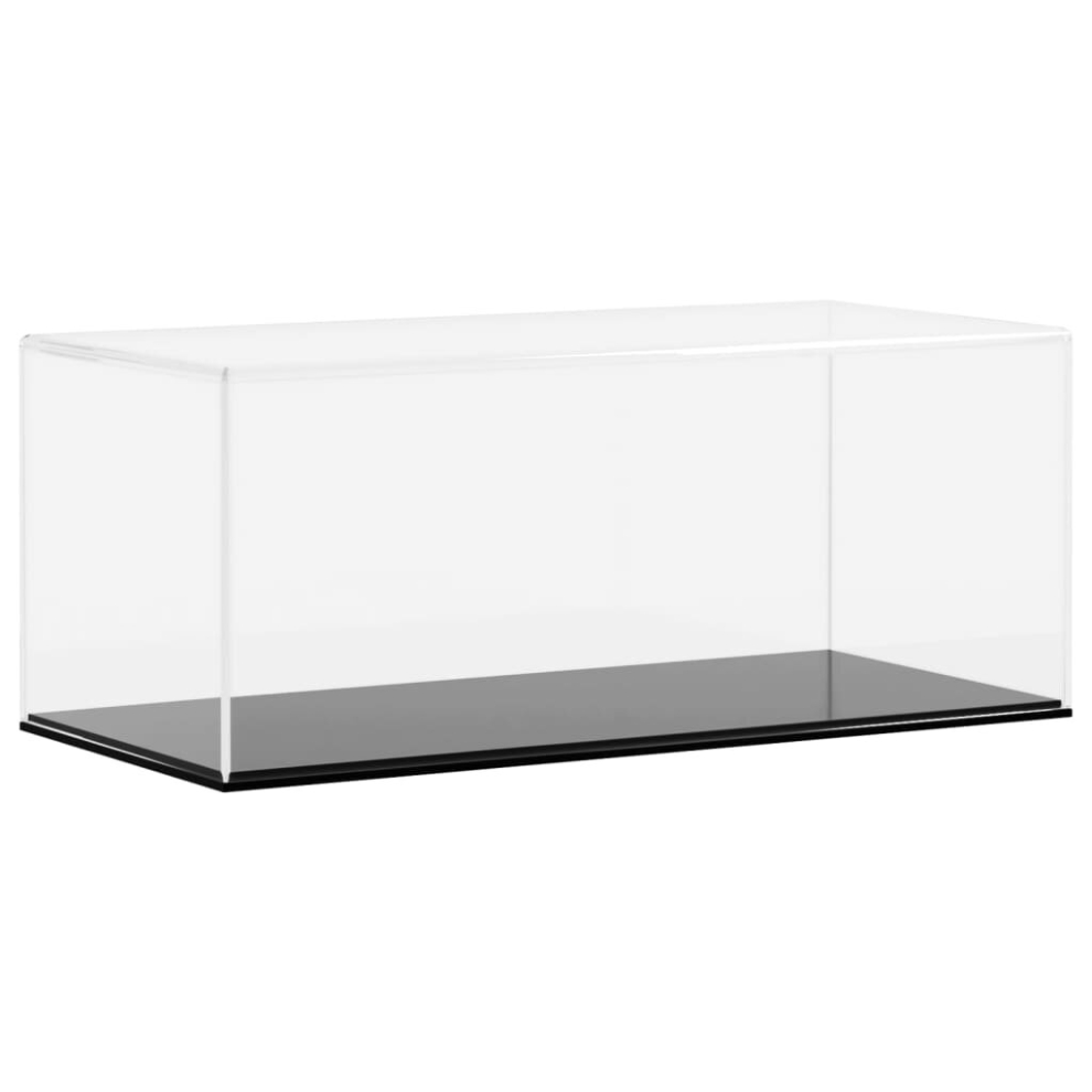 (34 x 16 x 14 cm) vidaXL Display Box Clear Display Case Acrylic Box Showcase Transparent Acrylic