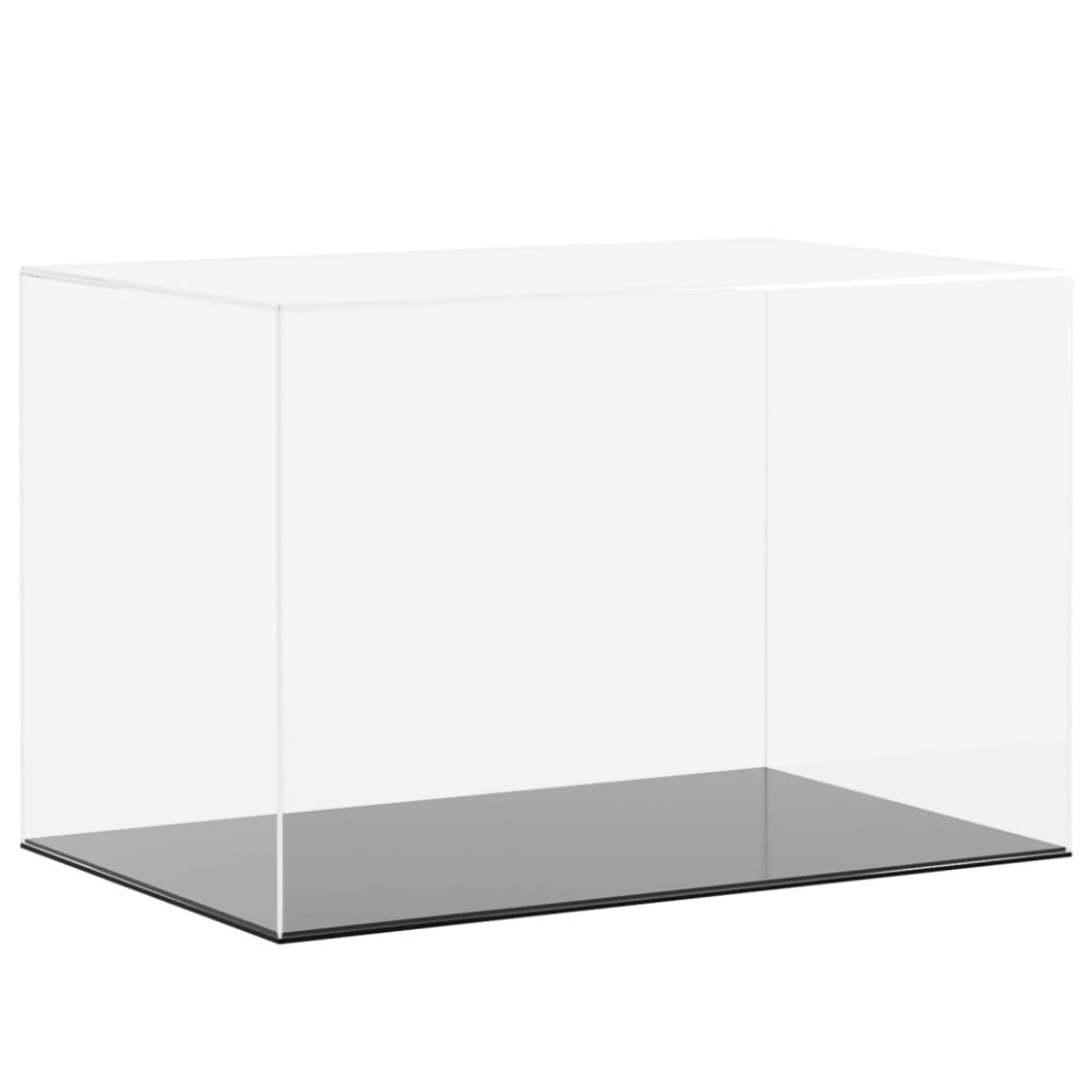 (56 x 36 x 37 cm) vidaXL Display Box Clear Display Case Acrylic Box Showcase Transparent Acrylic