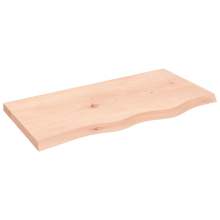 (brown, 80 x 40 x 4 cm) vidaXL Bathroom Countertop Vanity Top Wash Basin Worktop Treated Solid Wood