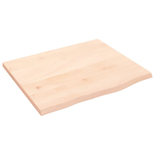 (brown, 60 x 50 x 2 cm) vidaXL Bathroom Countertop Vanity Top Wash Basin Worktop Treated Solid Wood