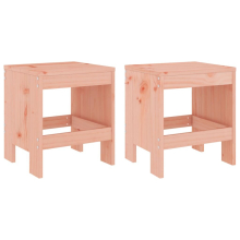(natural douglas, 40 x 36 x 45 cm) vidaXL Garden Stools Outdoor Bar Stool Wooden Chair 2 pcs Solid Wood Pine