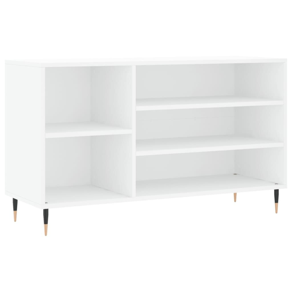 (white) vidaXL Shoe Cabinet Shoe Cupboard Shoe Storage Rack Shelf Engineered Wood