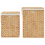 VidaXL vidaXL Laundry Baskets Storage Basket Laundry Baskets Box 2 pcs Water Hyacinth 7