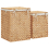 VidaXL vidaXL Laundry Baskets Storage Basket Laundry Baskets Box 2 pcs Water Hyacinth 5