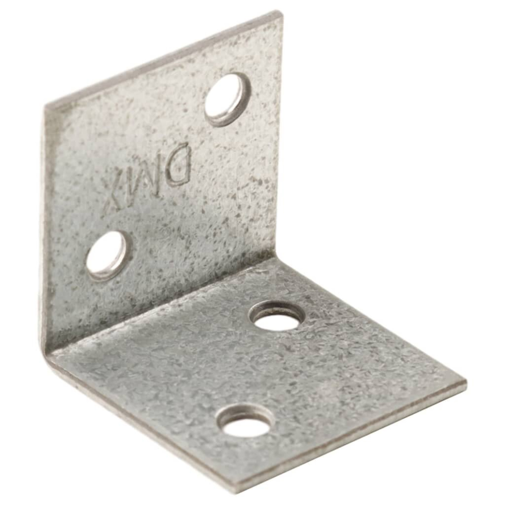 (30 x 25 x 30 mm) vidaXL Angle Brackets L Bracket Corner Bracket 100 pcs 2 mm Galvanised Steel