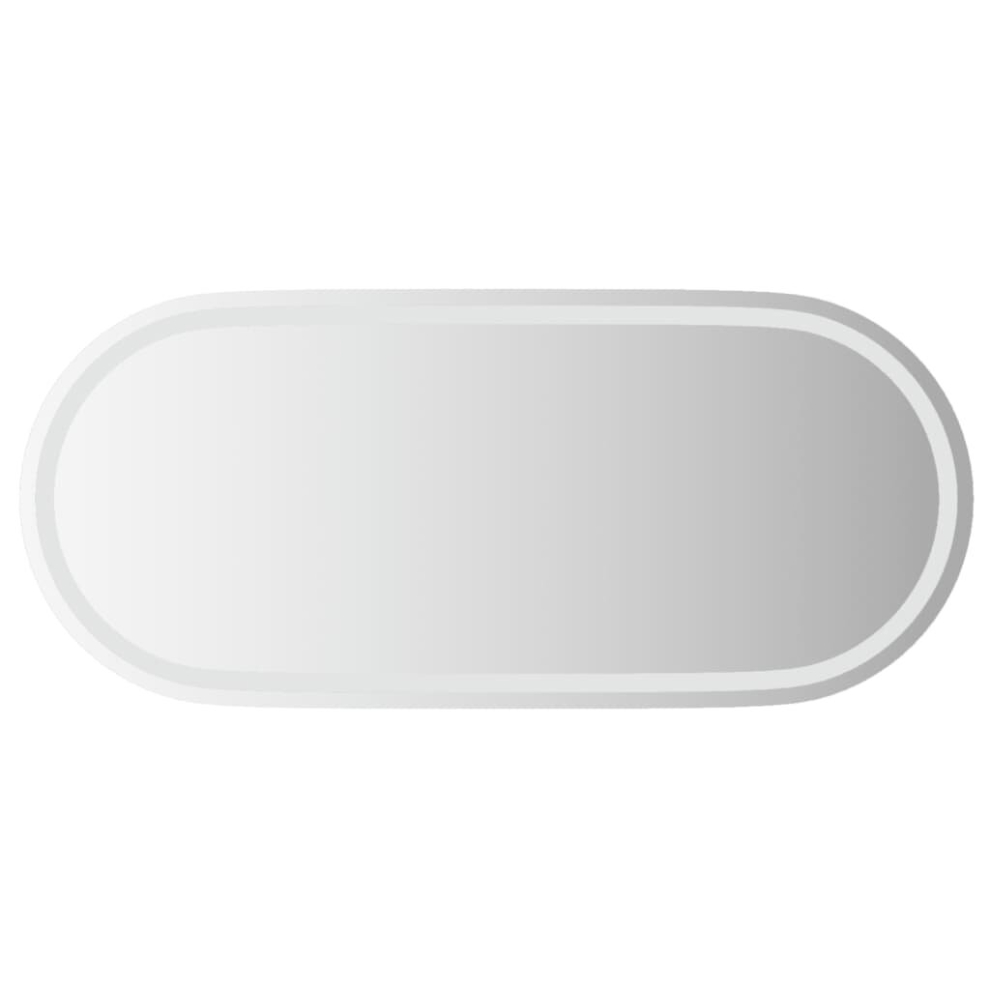 Vidaxl (100 X 45 Cm) Led Bathroom Mirror Wall Mirror Wall Vanity Mirror With Led Light Oval