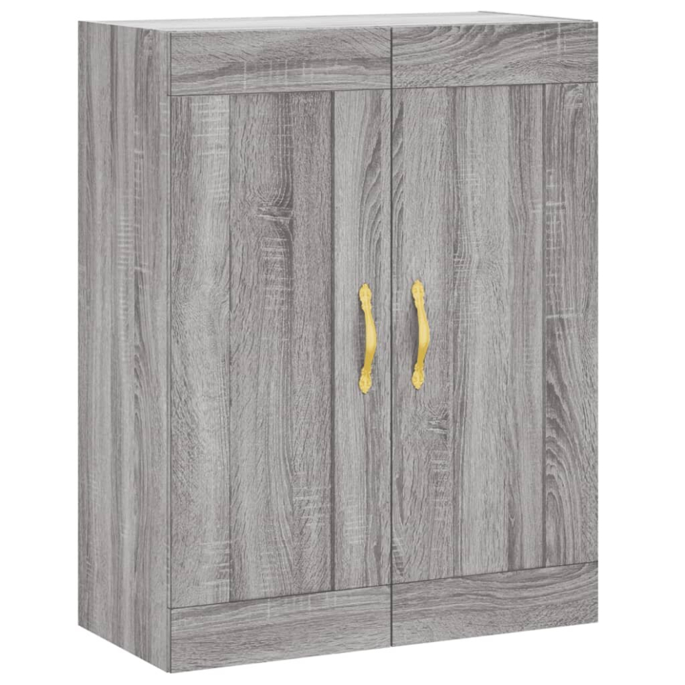 (grey sonoma) vidaXL Wall Mounted Cabinet Storage Cabinet Concrete Grey Engineered Wood