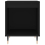 VidaXL (black, 2 pcs) vidaXL Bedside Cabinets Nightstand Side Table Bed Cabinet Engineered Wood 5
