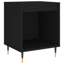 (black, 1 pcs) vidaXL Bedside Cabinets Nightstand Side Table Bed Cabinet Engineered Wood