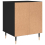 VidaXL (black, 2 pcs) vidaXL Bedside Cabinets Nightstand Side Table Bed Cabinet Engineered Wood 7