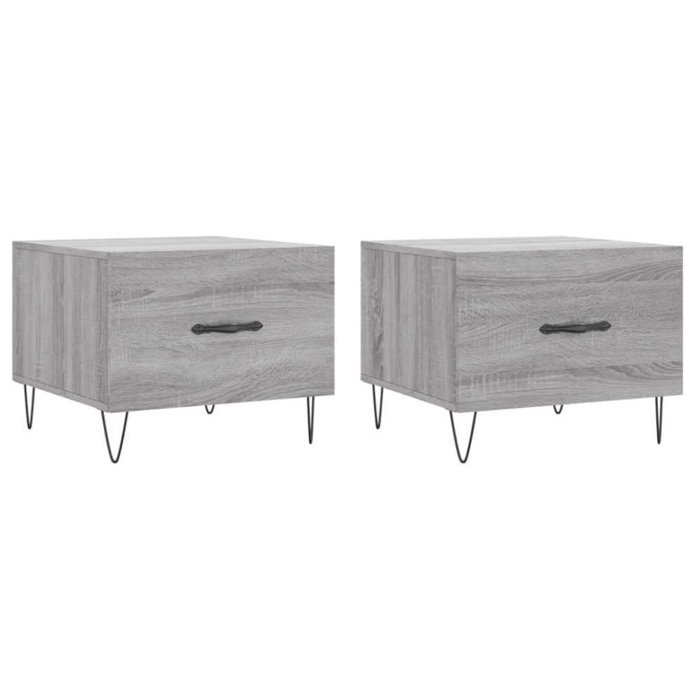 Vidaxl (Grey Sonoma) Coffee Table Side Table Sofa Table Telephone Table Engineered Wood
