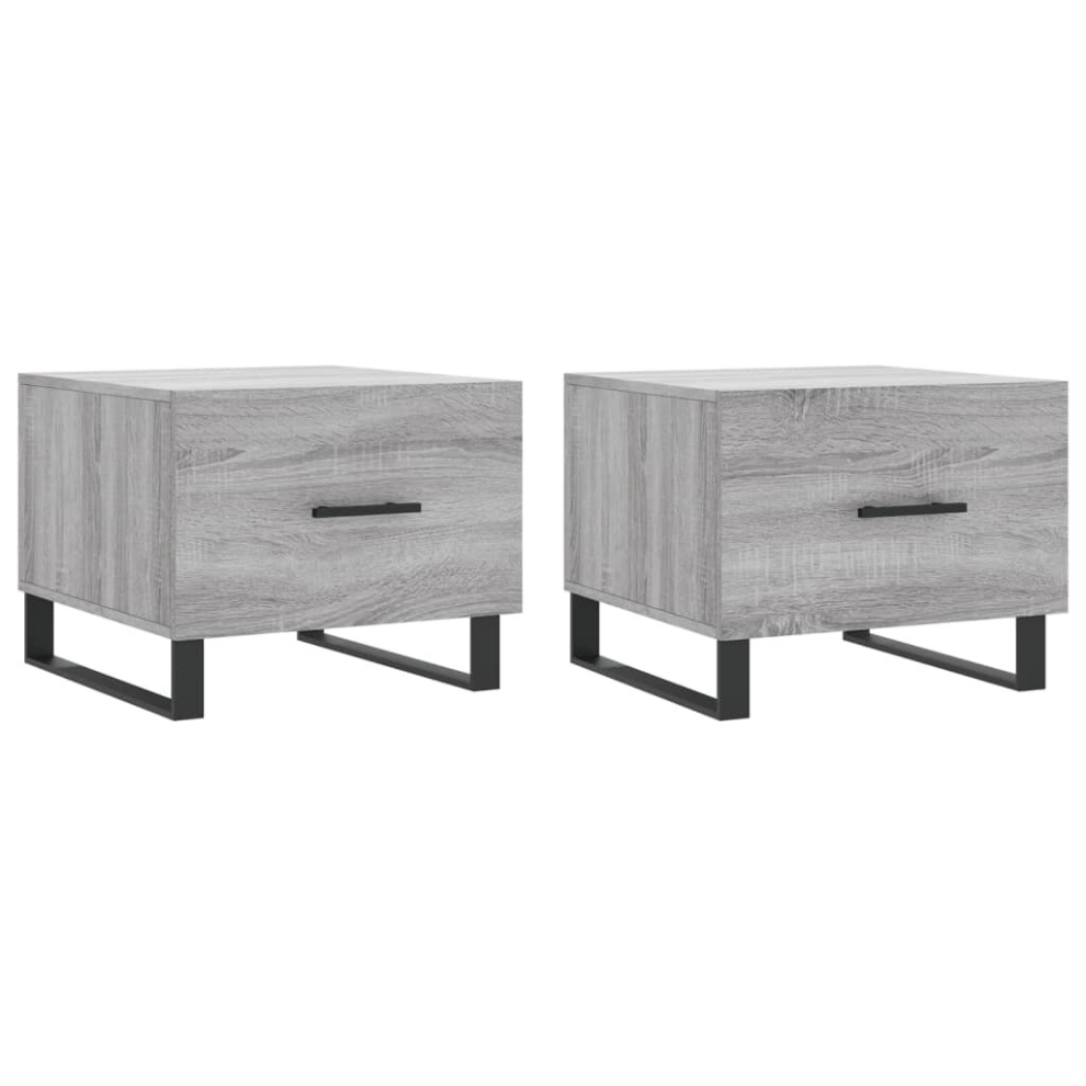 Vidaxl (Grey Sonoma) Coffee Table Side Table Sofa Table Telephone Table Engineered Wood