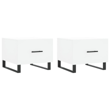 (white) vidaXL Coffee Table Side Table Sofa Table Telephone Table Engineered Wood
