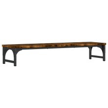 (Smoked oak, 85 x 23 x 15.5 cm) vidaXL Monitor Stand Riser Display Stand Printer Monitor Mount Engineered Wood