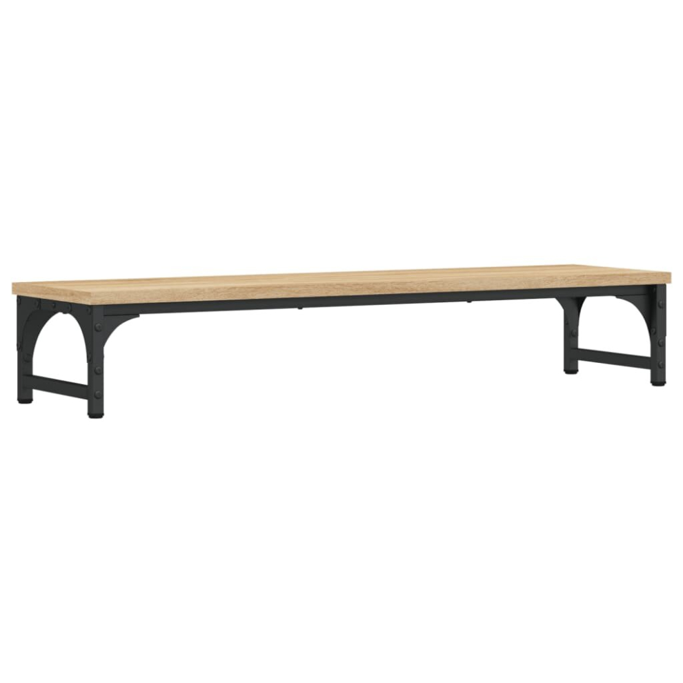 Vidaxl (Sonoma Oak, 85 X 23 X 15.5 Cm) Monitor Stand Riser Display Stand Printer Monitor Mount Engineered Wood