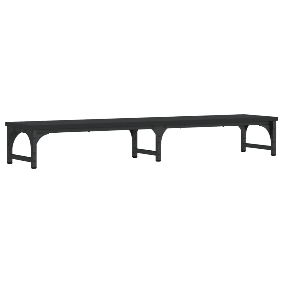 Vidaxl (, 105 X 23 X 15.5 Cm) Monitor Stand Riser Display Stand Printer Monitor Mount Engineered Wood Black