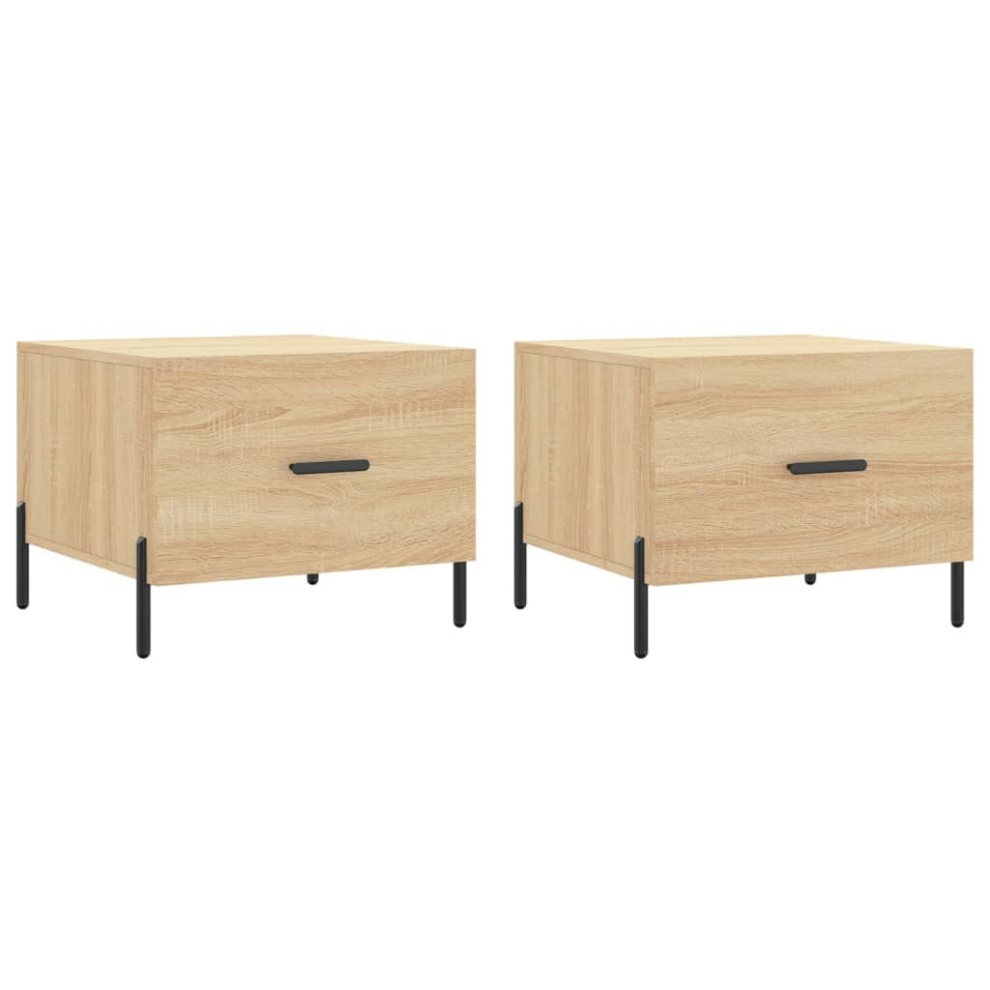 Vidaxl (Sonoma Oak) Coffee Table Side Table Sofa Table Telephone Table Engineered Wood