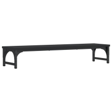 (Black, 85 x 23 x 15.5 cm) vidaXL Monitor Stand Riser Display Stand Printer Monitor Mount Engineered Wood