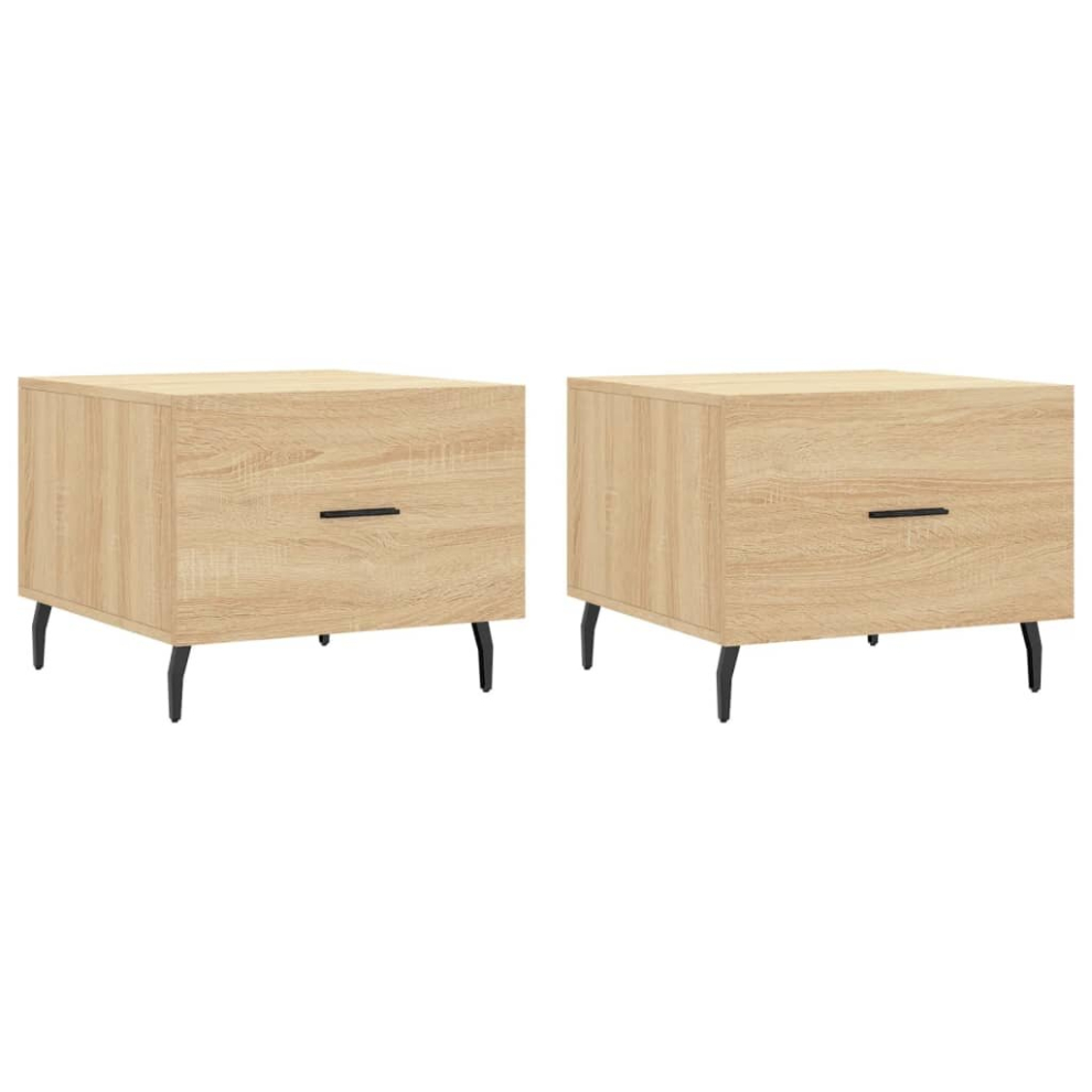Vidaxl (Sonoma Oak) Coffee Table Side Table Sofa Table Telephone Table Engineered Wood