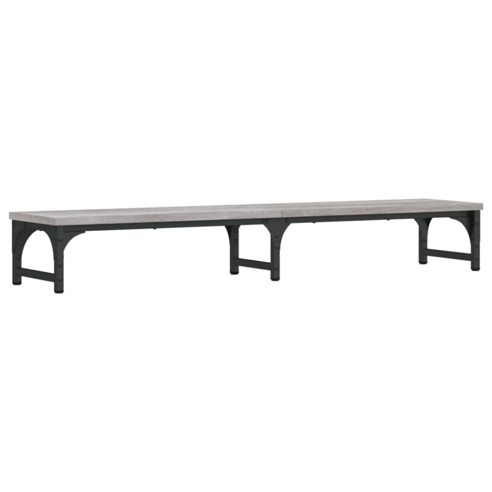 Vidaxl ( Sonoma, 105 X 23 X 15.5 Cm) Monitor Stand Riser Display Stand Printer Monitor Mount Engineered Wood Grey