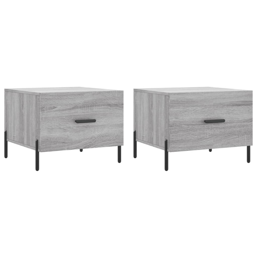 Vidaxl (Grey Sonoma) Coffee Table Side Table Sofa Table Telephone Table Engineered Wood