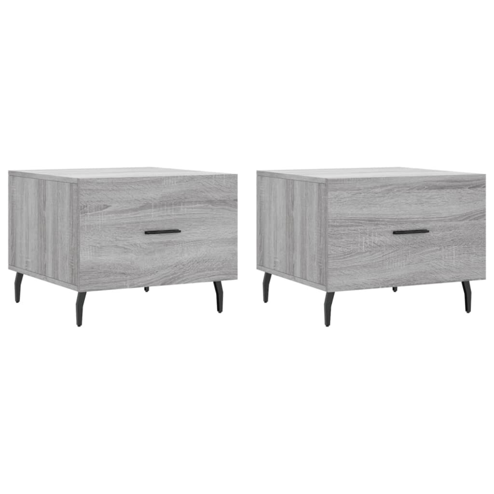 Vidaxl (Grey Sonoma) Coffee Table Side Table Sofa Table Telephone Table Engineered Wood