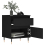 VidaXL (black, 2 pcs) vidaXL Bedside Cabinets Nightstand Side Table Bed Cabinet Engineered Wood 3