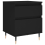 VidaXL (black, 2 pcs) vidaXL Bedside Cabinets Nightstand Side Table Bed Cabinet Engineered Wood 5
