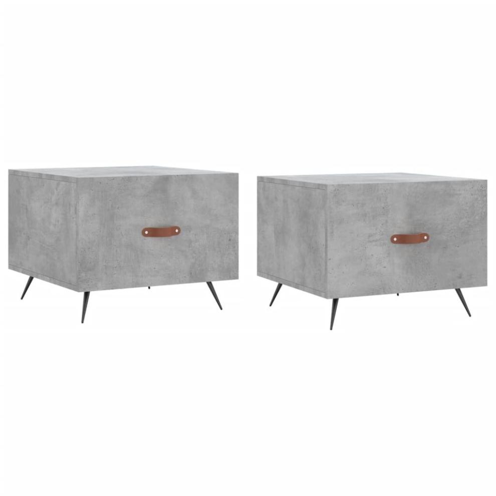 Vidaxl (Concrete Grey) Coffee Table Side Table Sofa Table Telephone Table Engineered Wood
