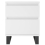 VidaXL (white, 1 pcs) vidaXL Bedside Cabinets Nightstand Side Table Bed Cabinet Engineered Wood 5