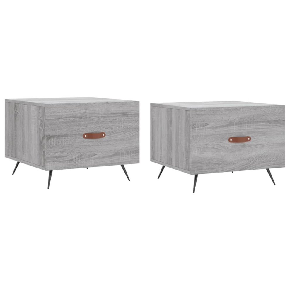Vidaxl (Grey Sonoma) Coffee Table Side Table Sofa Table Telephone Table Engineered Wood
