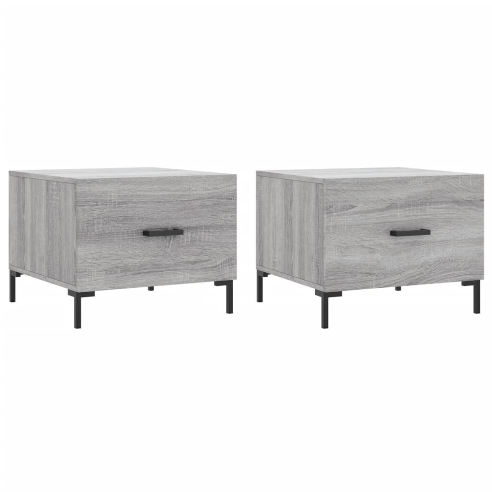 Vidaxl (Grey Sonoma) Coffee Table Side Table Sofa Table Telephone Table Engineered Wood