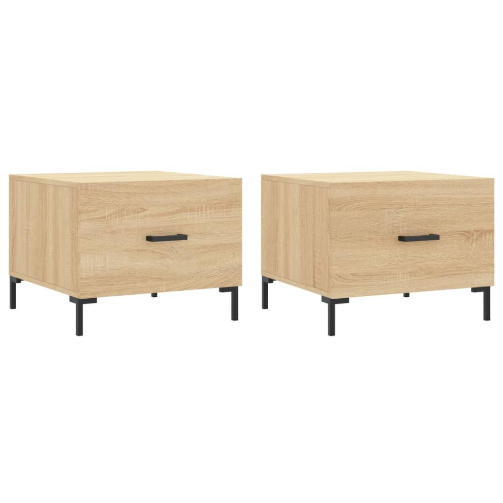 Vidaxl (Sonoma Oak) Coffee Table Side Table Sofa Table Telephone Table Engineered Wood