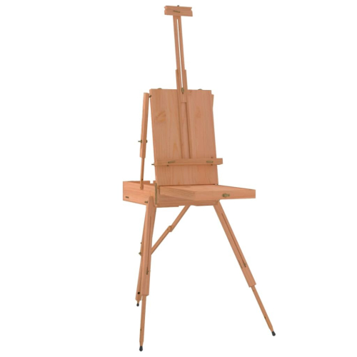 VidaXL vidaXL Easel Stand Wooden Artist Easel Floor Studio Easel Solid Beech Wood 2
